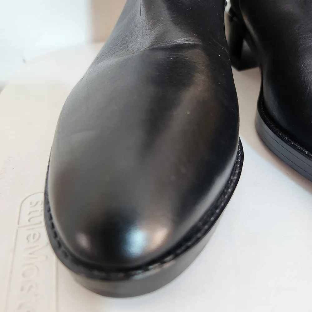 Calvin Klein Black Over the Knee Stretch Boots Size 7 NWOT